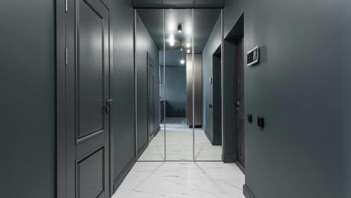 How to clean anthracite grey doors?